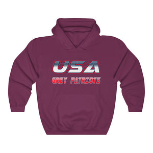 Unisex Heavy Blend™ Hooded Sweatshirt 12 COLOR - GREY PATRIOTS