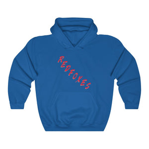 2 SIDED Fan Gear Hoodie - 12 COLOR RED FOXES