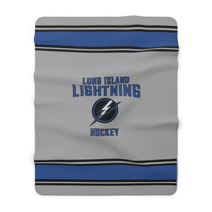 Long Island Lightning Sherpa Fleece Blanket
