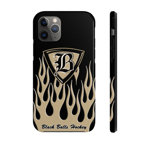 Case Mate Tough Phone Cases -  Black Balls Hockey