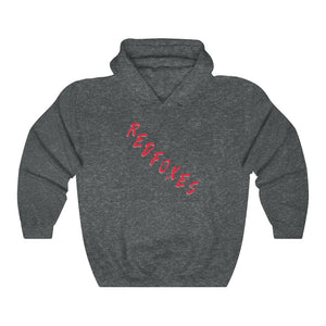 2 SIDED Fan Gear Hoodie - 12 COLOR RED FOXES