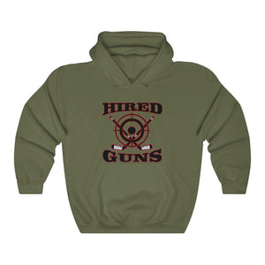 Hooded Sweatshirt - (12 colors available) - Hired guns_2