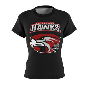 Women's Sublimated Cut & Sew Tee Haverford Hawks