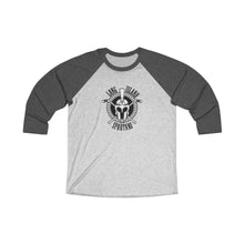 Unisex Tri-Blend 3/4 Raglan Tee- LI SPARTANS