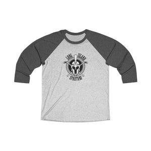 Unisex Tri-Blend 3/4 Raglan Tee- LI SPARTANS