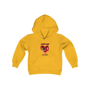 2 SIDED Youth Heavy Blend Hooded Sweatshirt - 12 COLOR - JESTERS