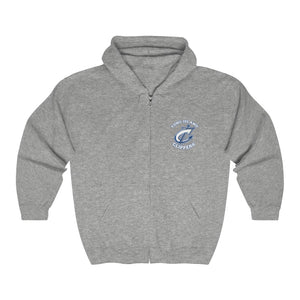 Unisex Heavy Blend™ Full Zip Hooded Sweatshirt - 4 COLOR - CLIPPERS