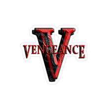 Vengeance Transparent Outdoor Stickers, Die-Cut, 1pcs