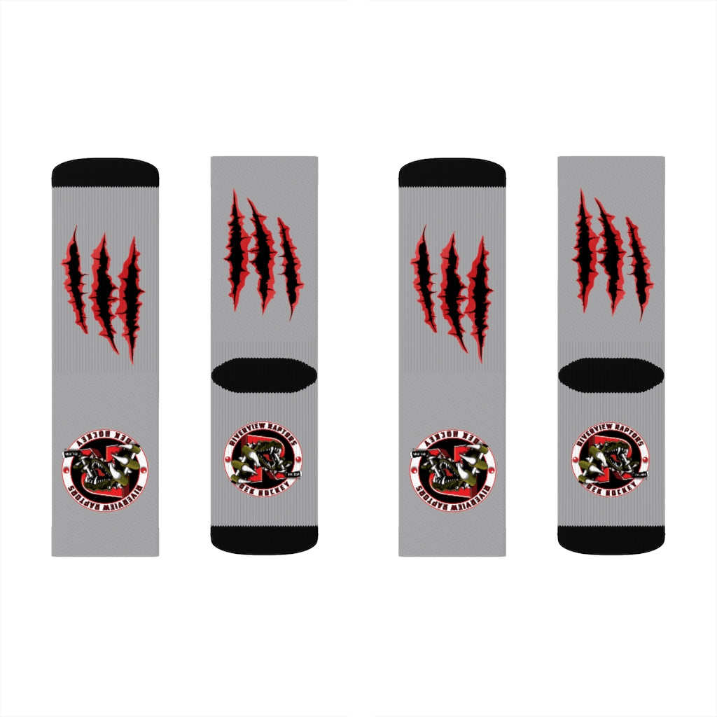 Sublimation Socks - Raptors (Gray)