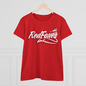 Women's Heavy Cotton Tee- 7 COLORS RED FOXES