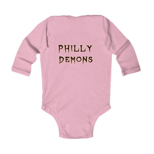 2 SIDED  Infant Long Sleeve Bodysuit -DEMON