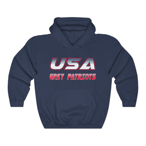 Unisex Heavy Blend™ Hooded Sweatshirt 12 COLOR - GREY PATRIOTS