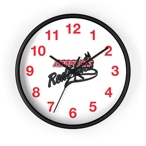 Wall clock- RED FOXES