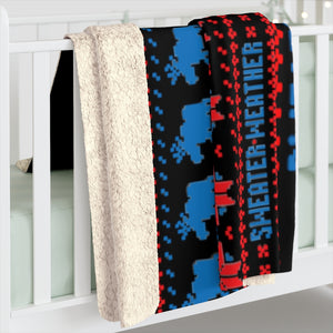 Sherpa Fleece Blanket - SWEATER WEATHER