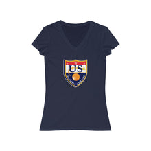 Women's Jersey Short Sleeve V-Neck Tee - USDHF