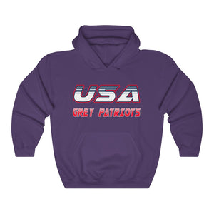 Unisex Heavy Blend™ Hooded Sweatshirt 12 COLOR - GREY PATRIOTS