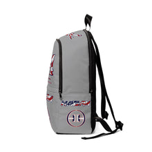 Unisex Fabric Backpack - Mix/Hagan USA bag - Gray