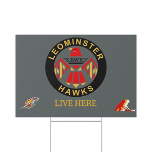 Leominster Hawks Lawn Sign